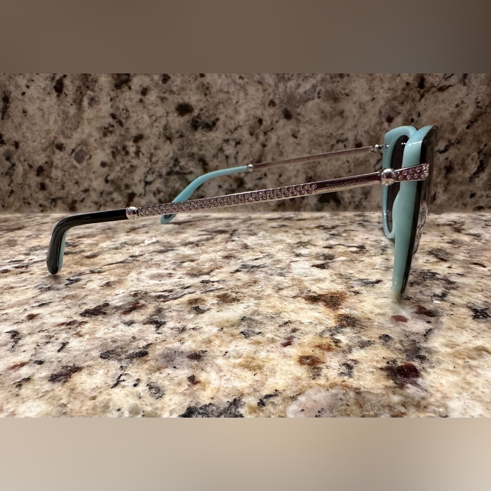 Tiffany & Co. Blue Black Crystal Sunglasses TF 4143-B RARE RETIRED - Picture 5 of 10